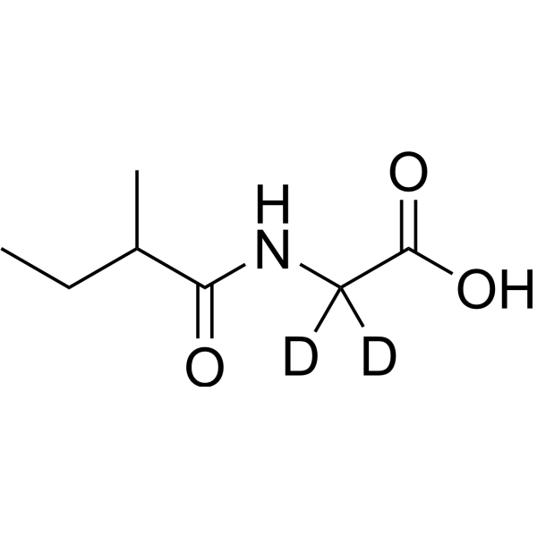(±)-N-(2-Methylbutyryl)glycine-2,2-d2 2469035-10-5
